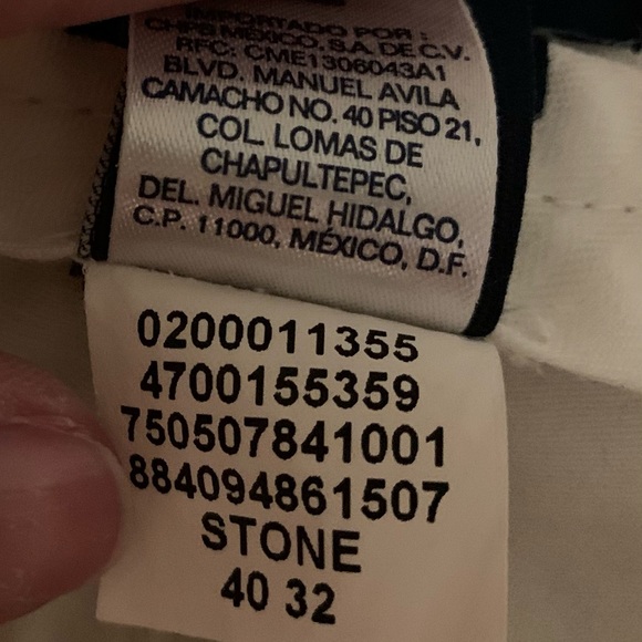 Chaps Mens Flat Front Khaki Pants, Size 40W x 32L, Color Stone, Worn Once - Picture 10 of 15